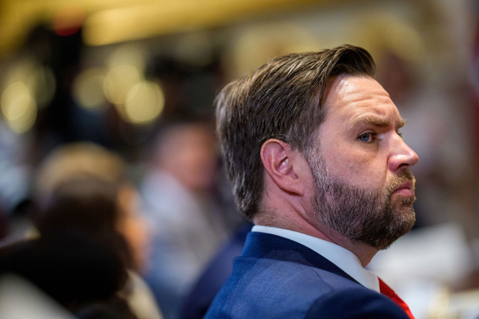 <i>Andrew Harnik/Getty Images via CNN Newsource</i><br/>Vice President J.D. Vance attends a cabinet meeting with U.S. President Donald Trump at the White House on July 8. Vance is hitting the road on Wednesday to tout President Donald Trump’s agenda bill in the key battleground state of Pennsylvania.