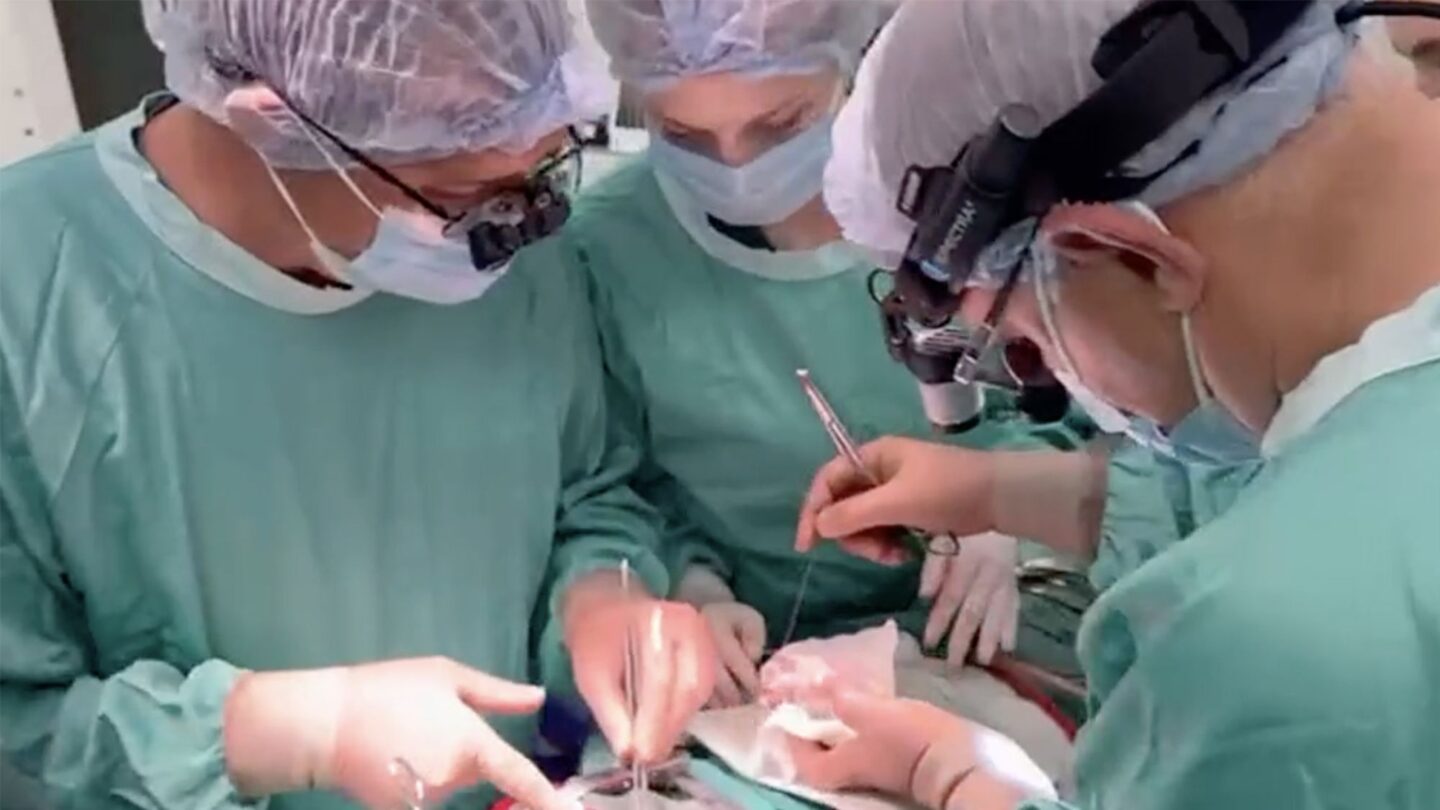 <i>Borys Todurov via CNN Newsource</i><br/>Dr. Todurov performed surgery after racing across Kyiv under Russia's latest aerial assault.