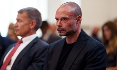 Dan Bongino during a forum at the Heritage Foundation in Washington