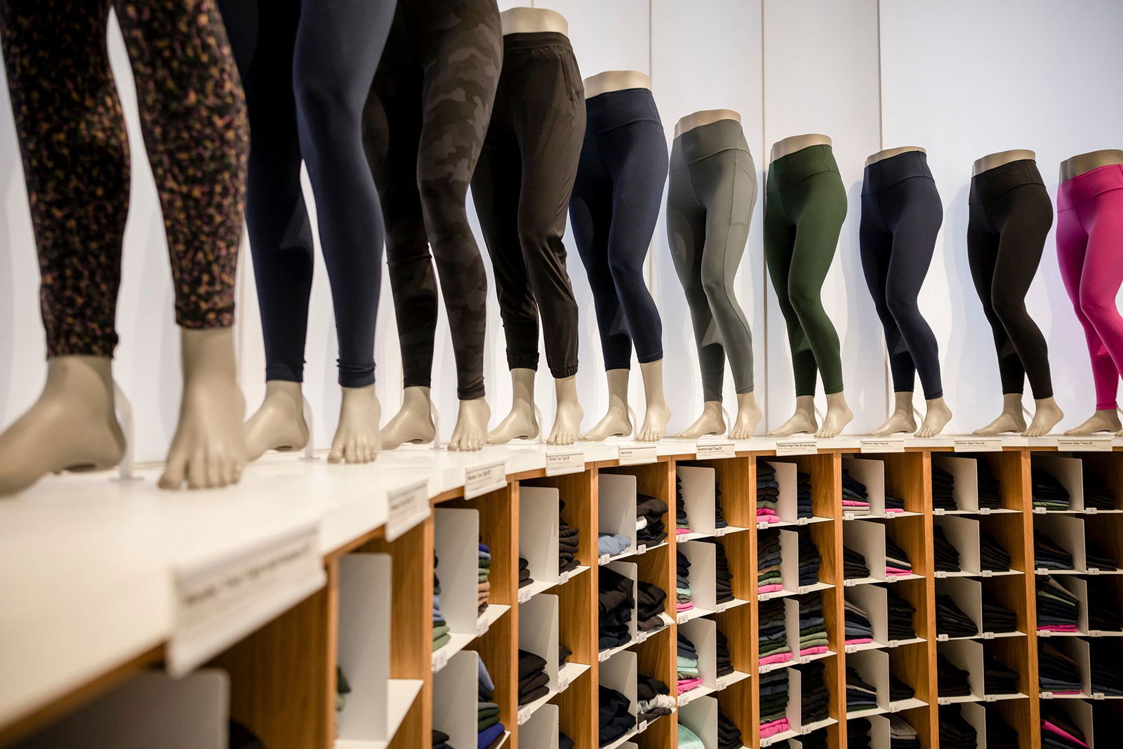 <i>Yuki Iwamura/Bloomberg/Getty Images via CNN Newsource</i><br/>A Lululemon store displaying pants.
