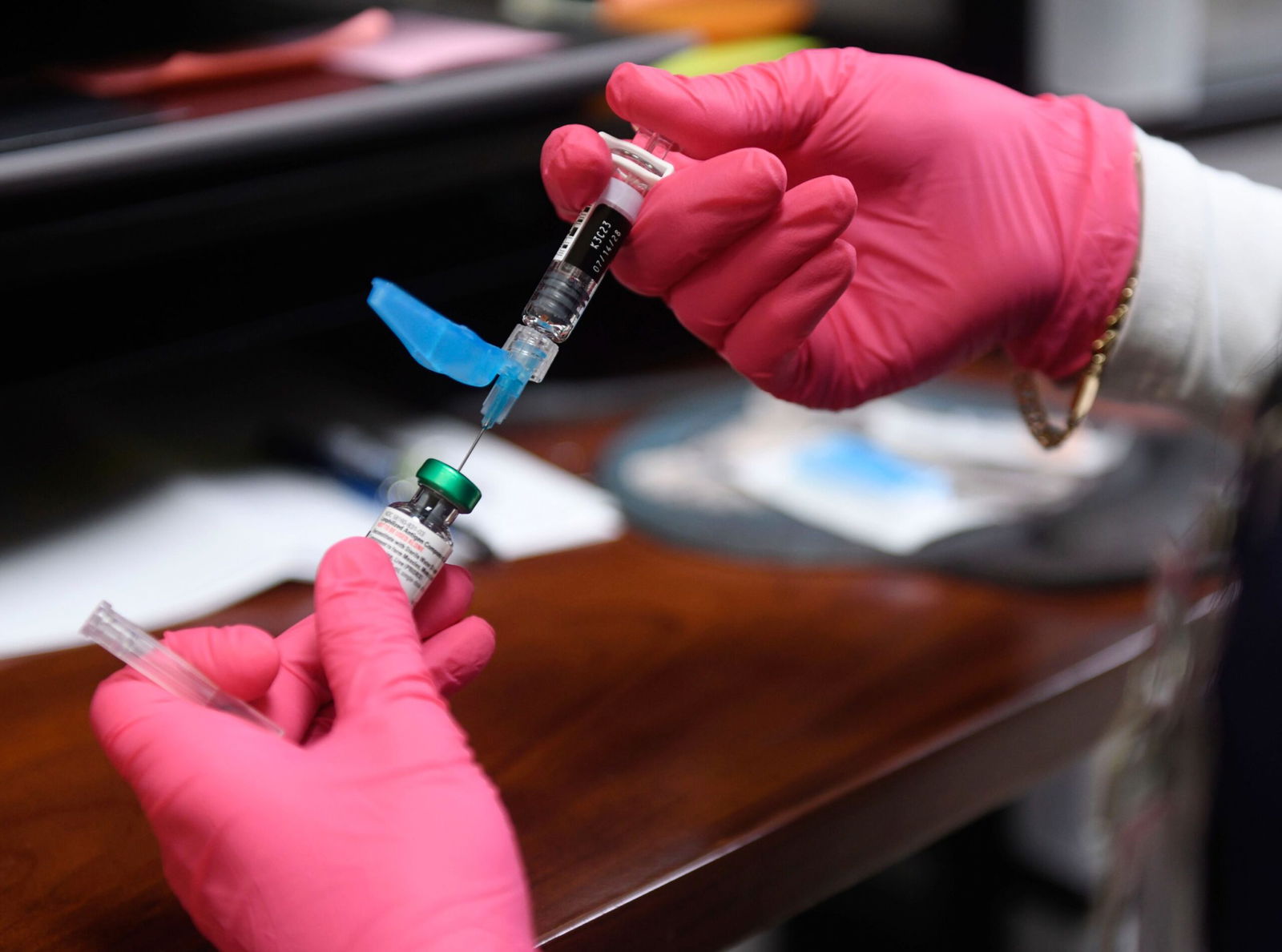 <i>Annie Rice/Reuters via CNN Newsource</i><br/>The CDC recommends that children get their first dose of the MMR vaccine when they turn 1