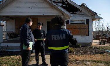 A view inside FEMA headquarters is seen in Washington