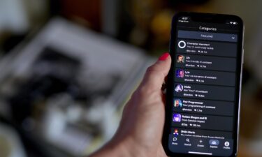 The Charcter.AI app shown on a smartphone in 2023. A new CEO has taken over at a complicated time for the company.