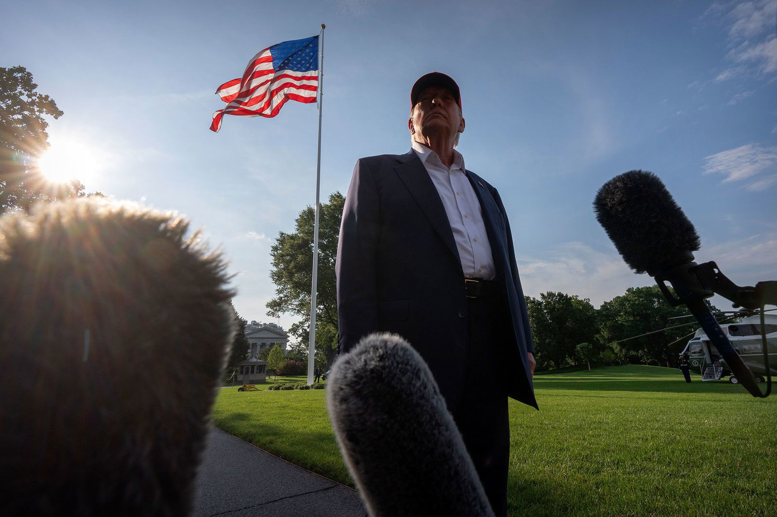 <i>Annabelle Gordon/Reuters via CNN Newsource</i><br/>Speaker of the House Mike Johnson speaks to the press on Capitol Hill on Wednesday.