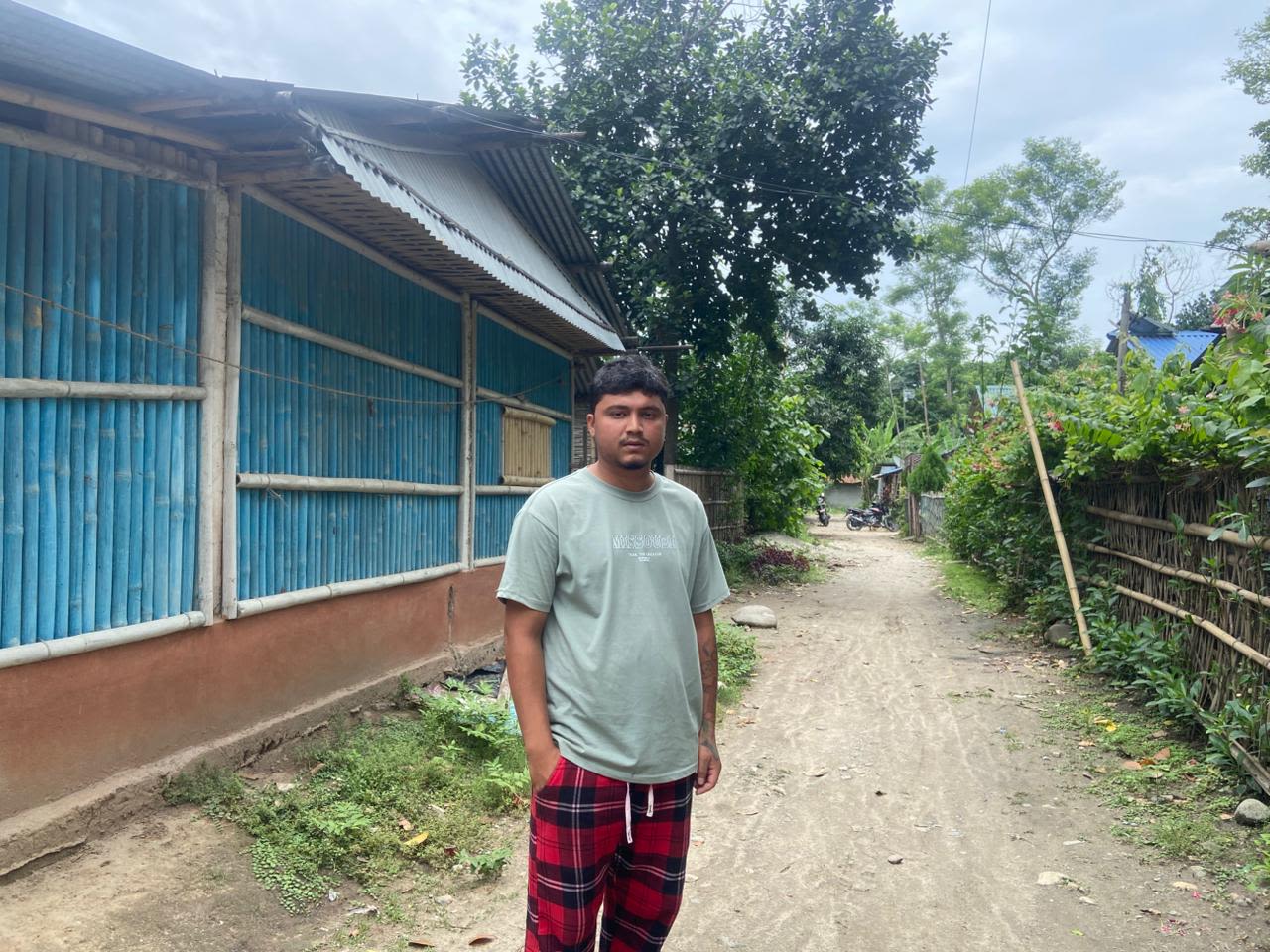 <i>Chiranjivi Ghimire/CNN via CNN Newsource</i><br/>Subedi and other refugees are not permitted to leave the Beldangi refugee camp.