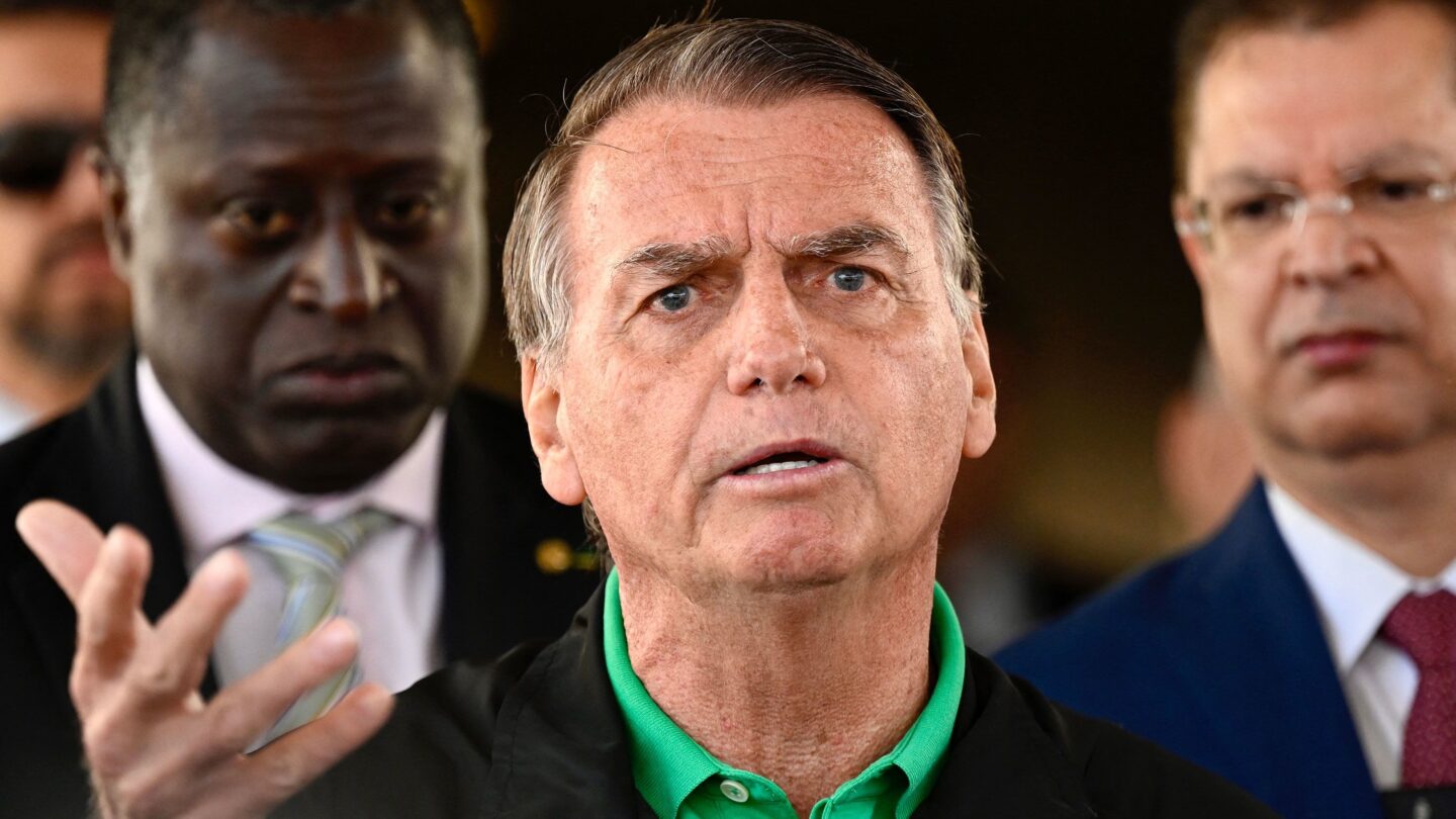 <i>Mateus Bonomi/AFP via Getty Images via CNN Newsource</i><br/>Jair Bolsonaro is facing trial over an alleged plot to overturn the results of the 2022 presidential election and remain in power.