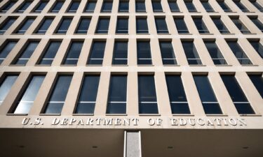 The US Department of Education building is seen in Washington