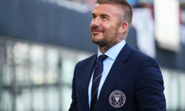 David Beckham at the Inter Miami CF-Nashville SC match in Fort Lauderdale in July.