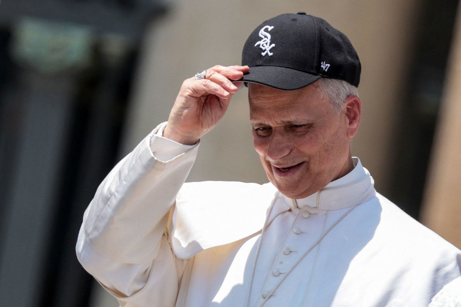 <i>Kamil Krzaczynski/AFP/Getty Images via CNN Newsource</i><br/>The childhood home of the new Pope Leo XIV is seen in Dolton