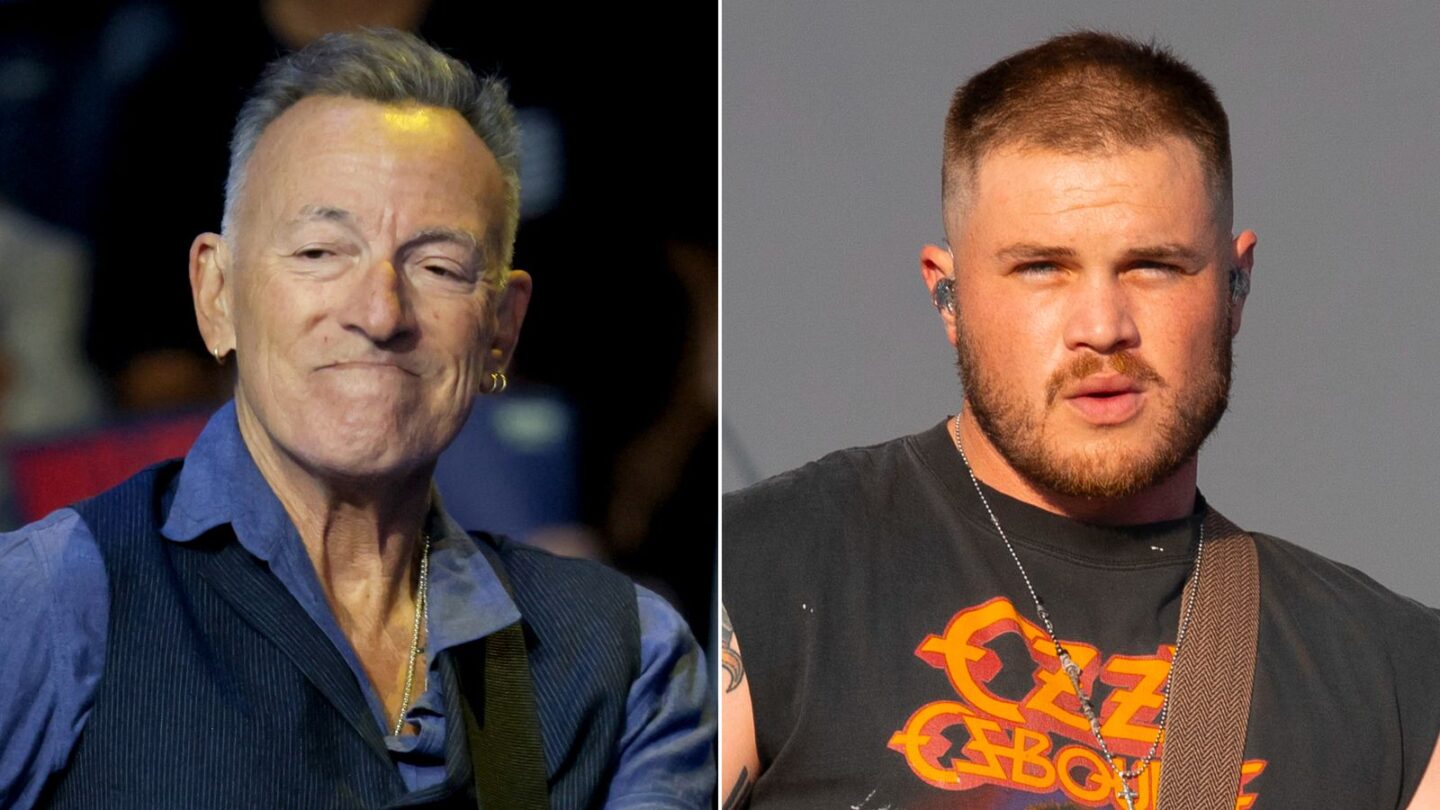 <i>Getty Images via CNN Newsource</i><br/>The Boss performed with the artist who has become known as his “heir.” Bruce Springsteen surprised the audience at Zach Bryan’s concert on July 20 night at MetLife Stadium in East Rutherford