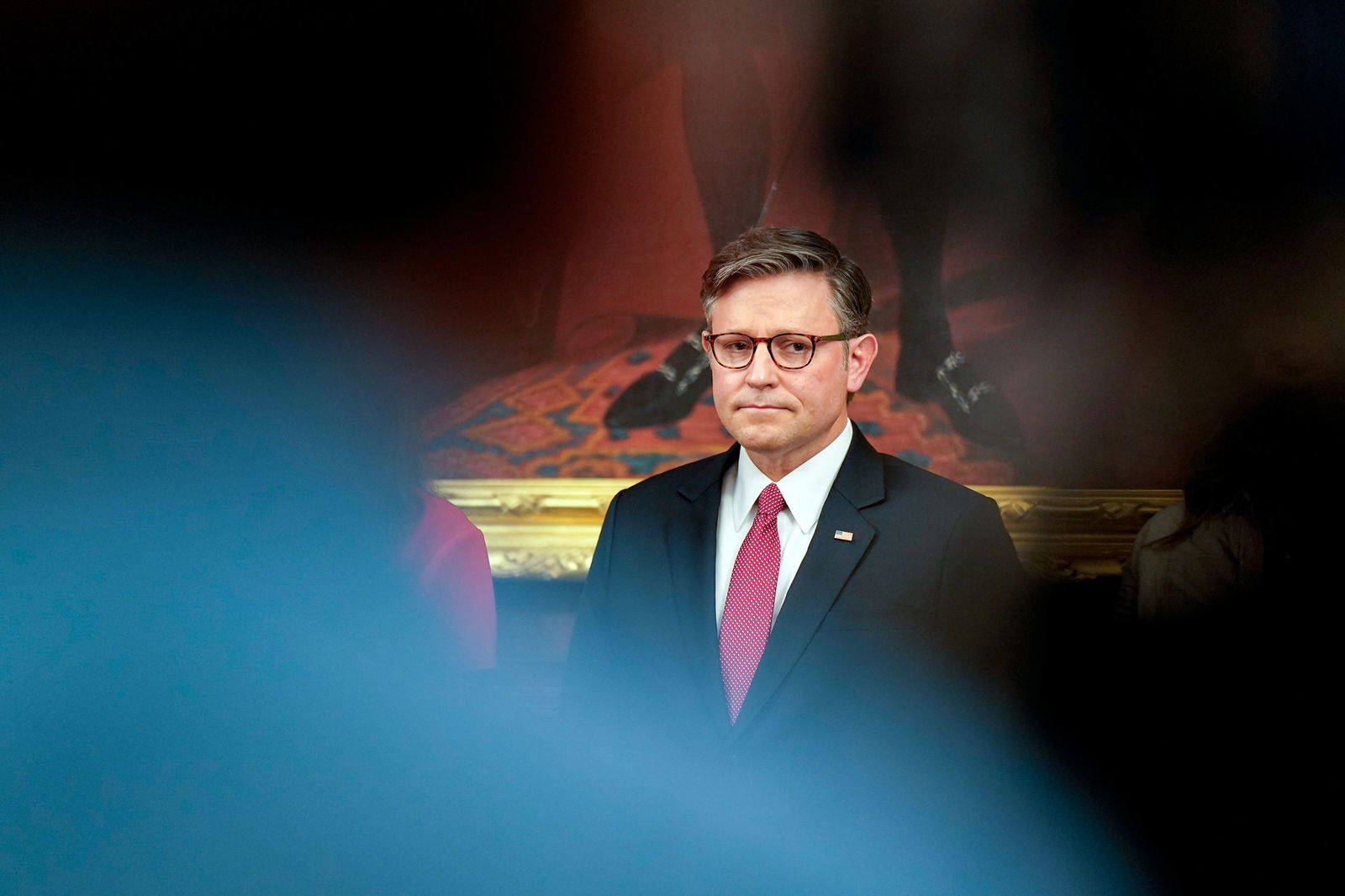 <i>Al Drago/Bloomberg/Getty Images via CNN Newsource</i><br/>House Speaker Mike Johnson