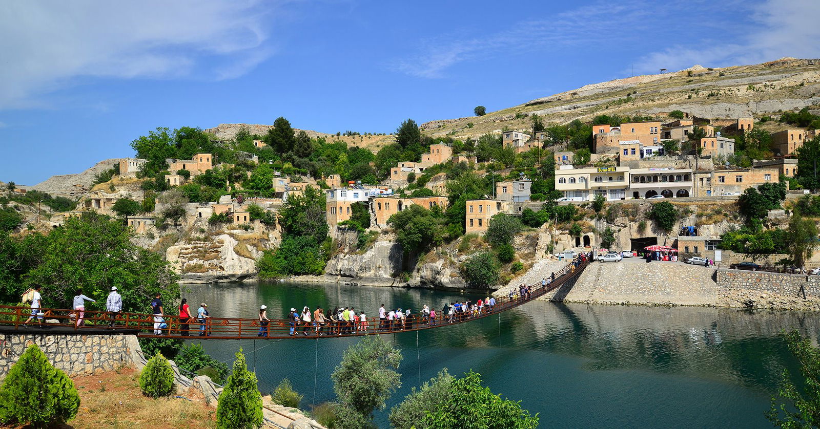 <i>sinan dogan/iStockphoto/Getty Images via CNN Newsource</i><br/>Halfeti was partially submerged to create a resevoir and dam in 2000.