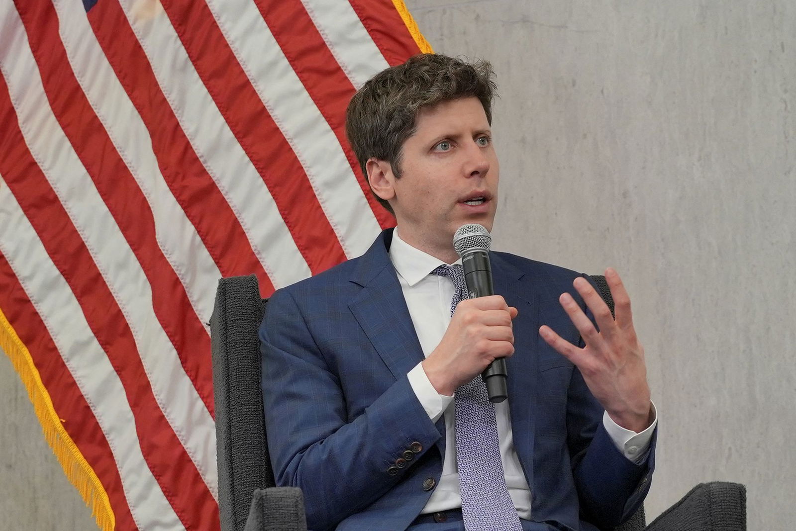 <i>Ken Cedeno/Reuters via CNN Newsource</i><br/>OpenAI CEO Sam Altman