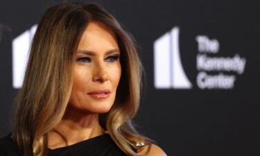 First Lady Melania Trump arrives to attend the opening night of "Les Miserables" at the Kennedy Center in Washington