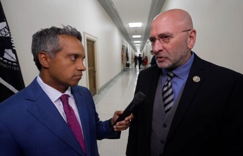 A House Oversight subcommittee voted on July 23 to subpoena the Department of Justice to release files related to Jeffrey Epstein. Rep. Clay Higgins talks with CNN's Manu Raju on July 23.