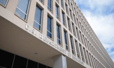 The Lyndon Baines Johnson Department of Education Building is seen on February 07 in Washington