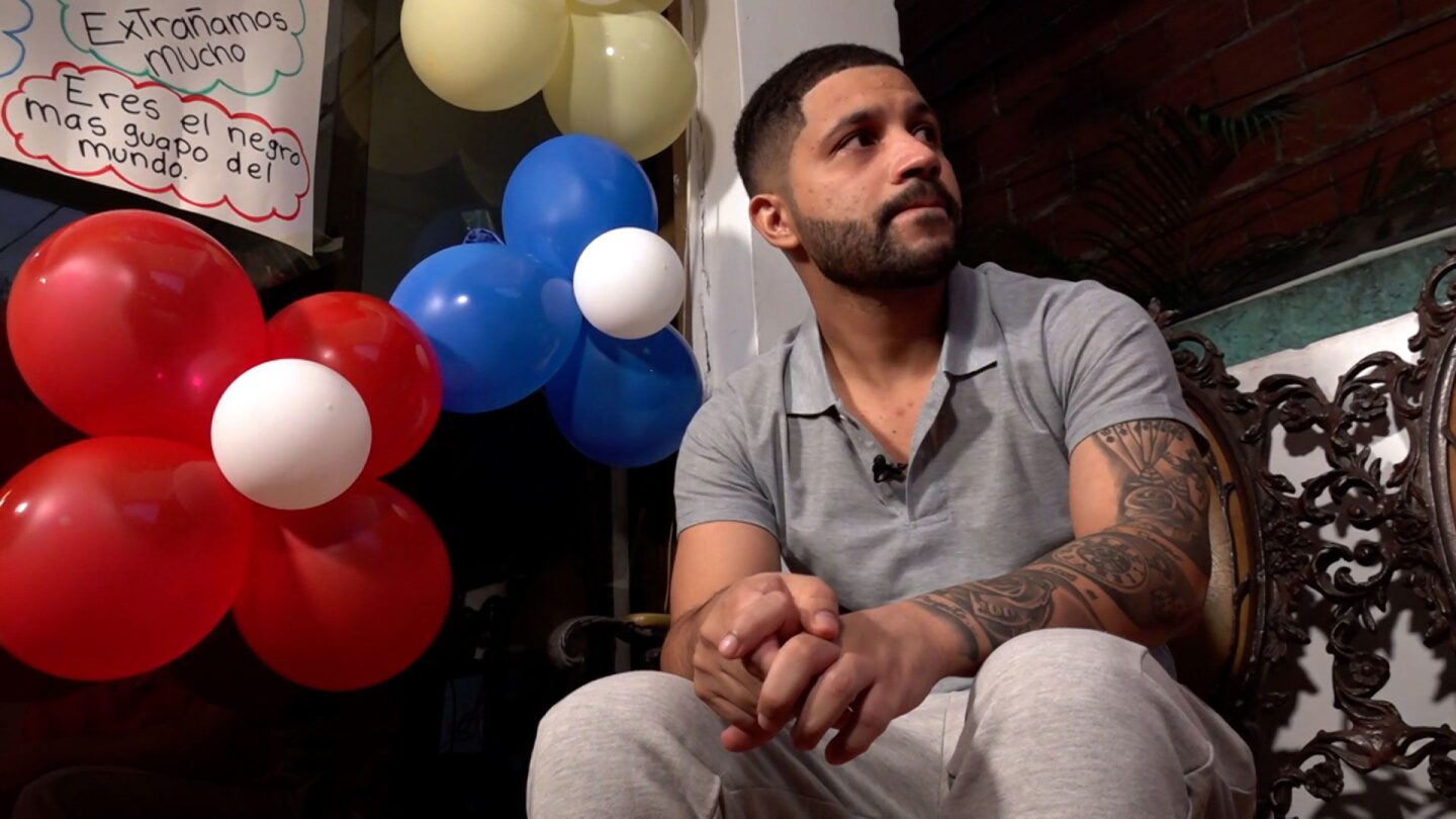 <i>CNN via CNN Newsource</i><br/>Venezuelan national Rafael Martínez talks about his time in a Salvadoran prison after being released.