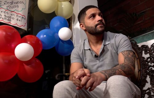 Venezuelan national Rafael Martínez talks about his time in a Salvadoran prison after being released.