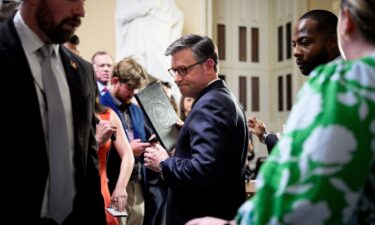 House Oversight Committee Chair James Comer speaks with reporters on Tuesday.