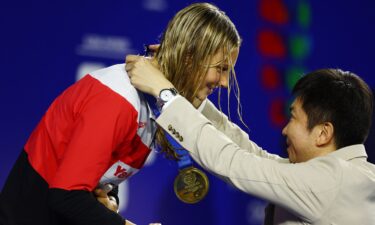 Yu Zidi has put up times this season that would have seen her finish fourth in two events at the Paris Olympics last year.