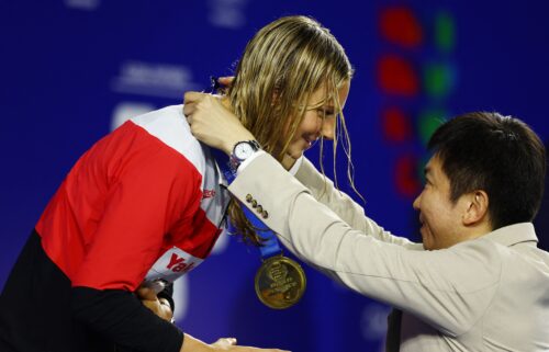 Yu Zidi has put up times this season that would have seen her finish fourth in two events at the Paris Olympics last year.