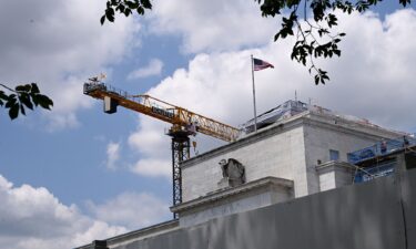 Construction is done on the Marriner S. Eccles Federal Reserve building in Washington