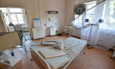 A hospital in Kamianske was hit by a Russian missile on July 29.