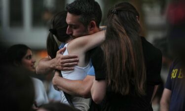 New York Gov. Kathy Hochul attended the vigil on July 29 evening.