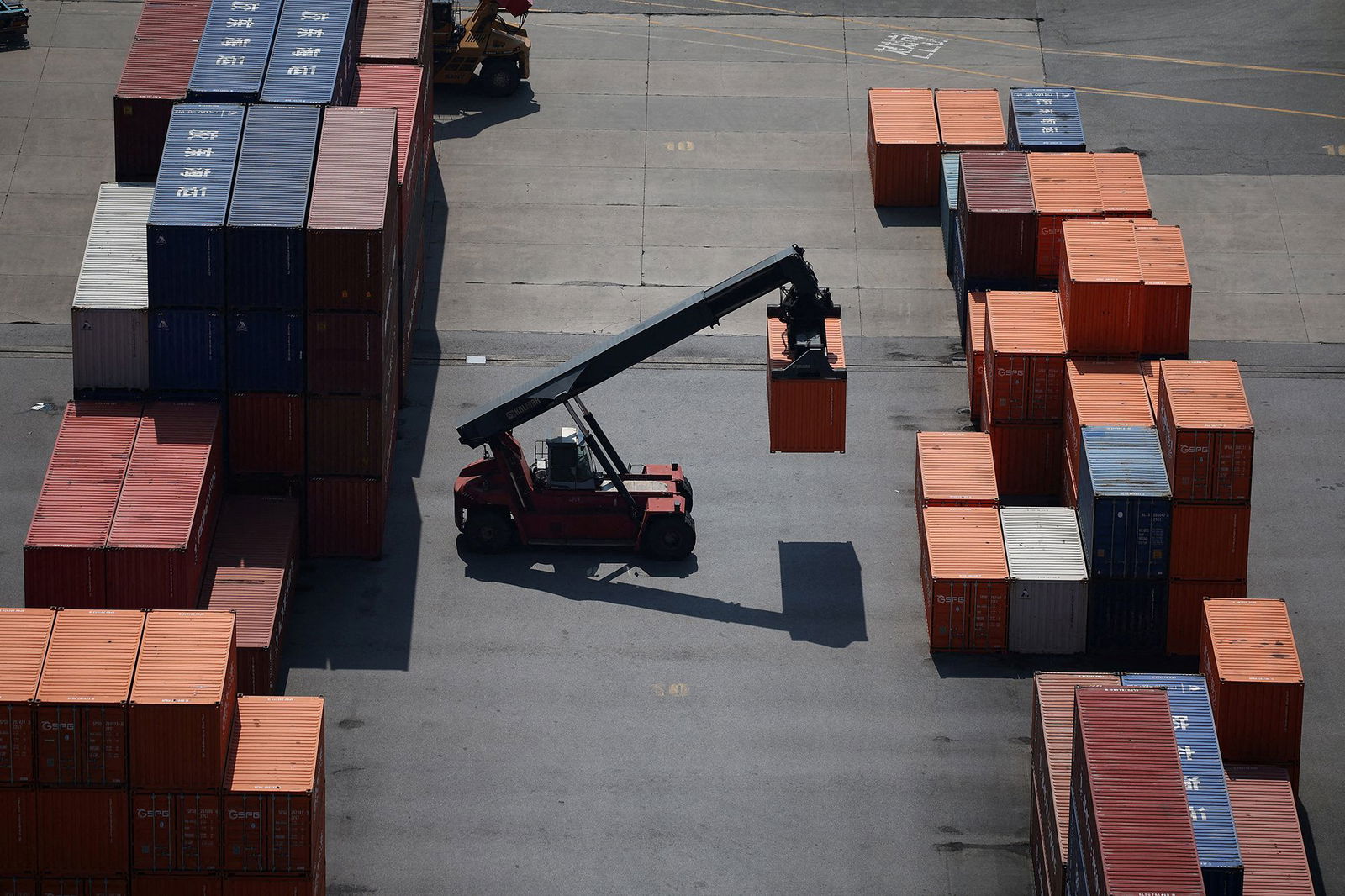 <i>Kim Hong-Ji/Reuters via CNN Newsource</i><br/>Shipping containers are seen at Pyeongtaek port in Pyeongtaek