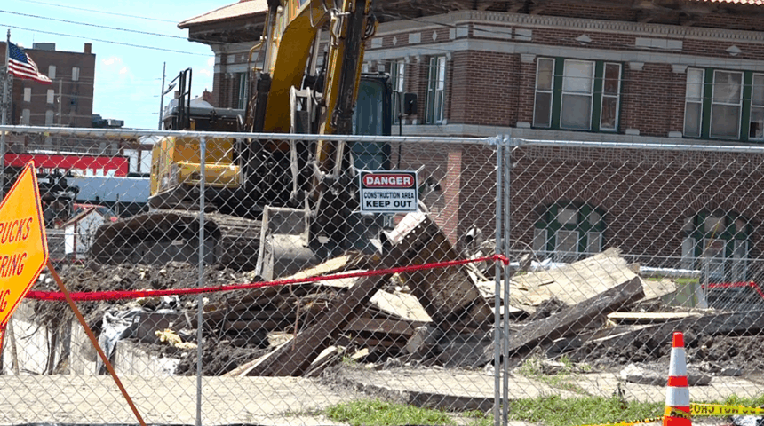 SJFD demolition project