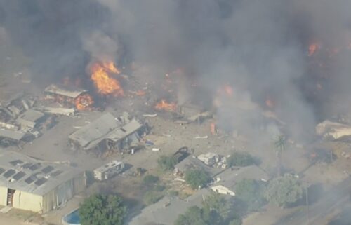 Several explosions at a fireworks warehouse resulted in a fire in Northern California's Yolo County