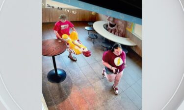 A group of at least four individuals was seen on camera.