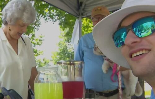 Joe Carr has been organizing an annual fundraiser by setting up a lemonade stand in Richfield for a decade now.