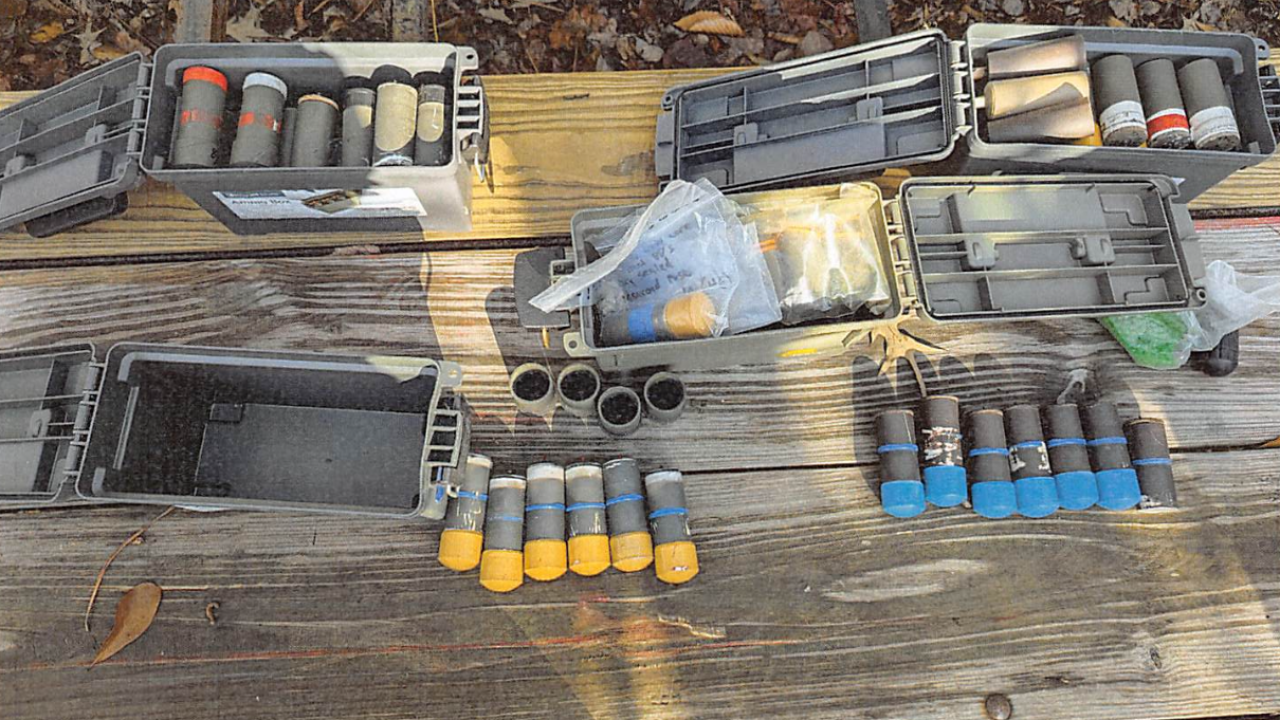 <i>FBI/WTKR via CNN Newsource</i><br/>Court documents claim the FBI located a short barrel rifle in a safe in the master bedroom of Spafford's home