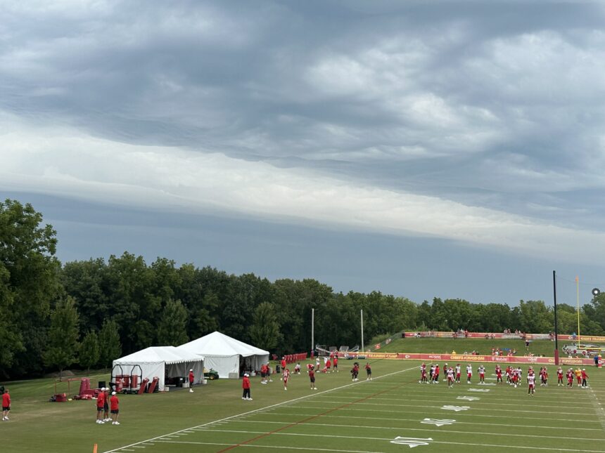 Storms over Chiefs Training Camp