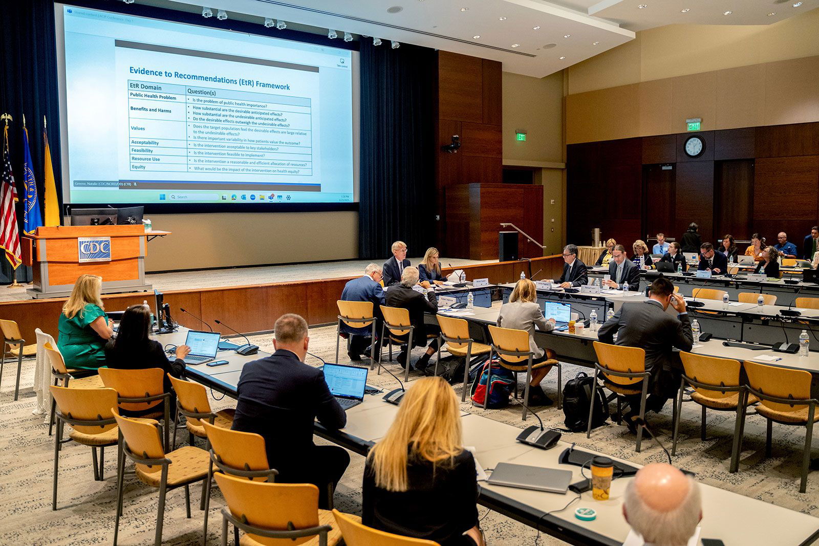 <i>Ben Hendren/Bloomberg/Getty Images via CNN Newsource</i><br/>Liaison members of the CDC's Advisory Committee On Immunization Practices don't vote at publich meetings but can participate by asking questions and commenting on presentations.