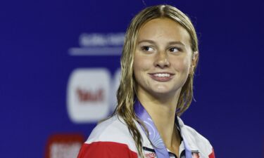 McIntosh won her fourth gold medal at the World Championships in the 400m medley.