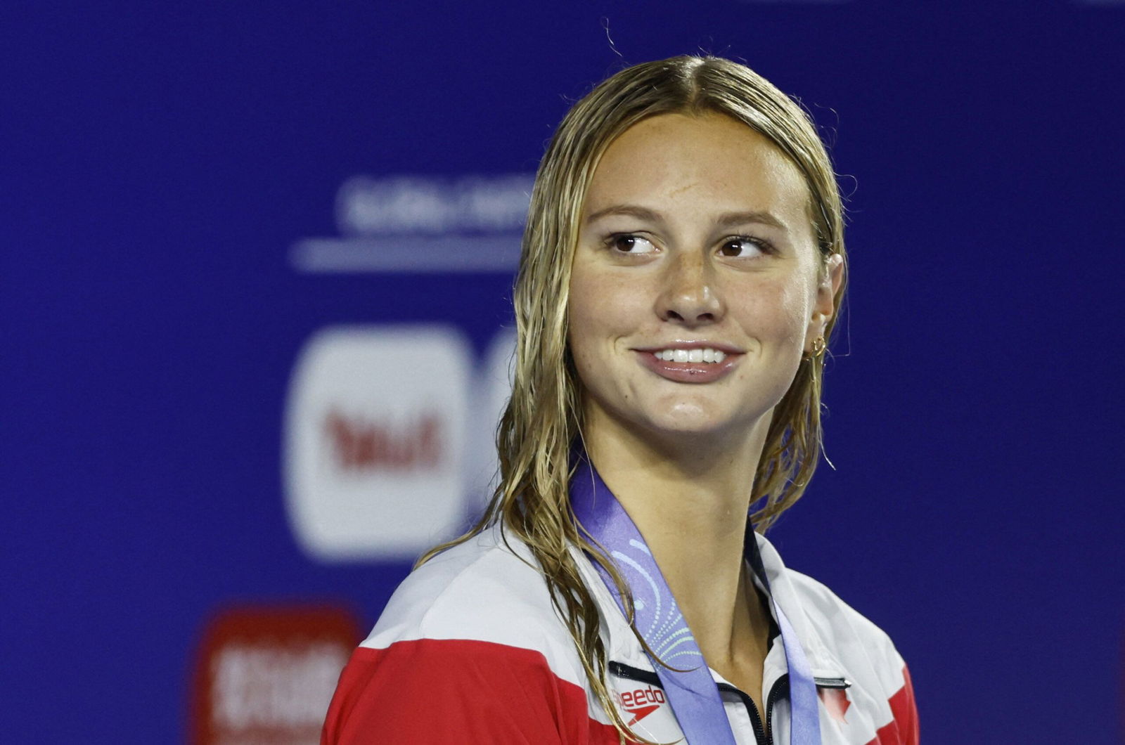 <i>Tingshu Wang/Reuters via CNN Newsource</i><br/>McIntosh won her fourth gold medal at the World Championships in the 400m medley.