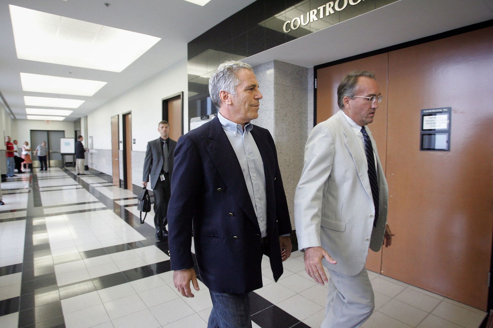 <i>Uma Sanghvi/Palm Beach Post/USA Today Network/Imagn Images/File via CNN Newsource</i><br/>This 2008 photo shows Jeffrey Epstein as he enters a Palm Beach County courtroom in Florida.