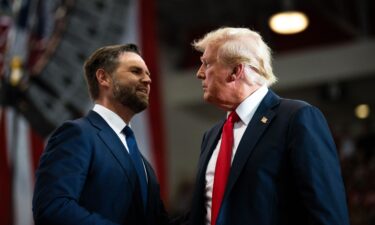 President Donald Trump suggested on August 5 that Vice President JD Vance is “most likely” the heir apparent to the Make America Great Again movement. Trump and Vance are seen here in July 2024.