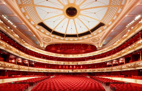 The Royal Opera House in central London houses the Royal Ballet and Opera