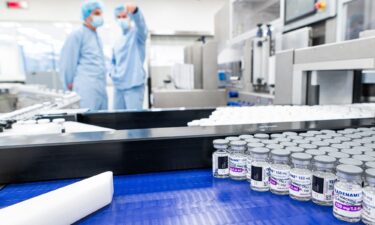Pills lying in a packaging machine at pharmaceuticals manufacturer AstraZeneca in Germany in October 2016.