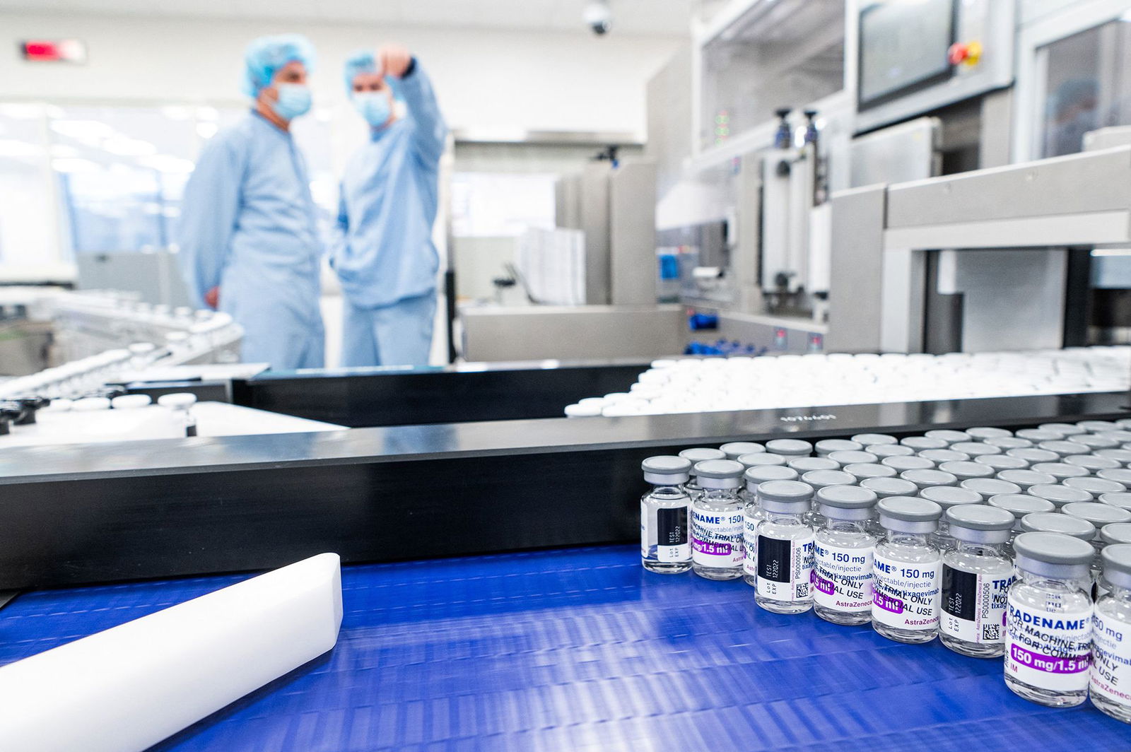<i>Daniel Bockwoldt/dpa/picture alliance/Getty Images/File via CNN Newsource</i><br/>Pills lying in a packaging machine at pharmaceuticals manufacturer AstraZeneca in Germany in October 2016.
