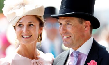 Harriet Sperling and Peter Phillips attended Royal Ascot together in June 2024.