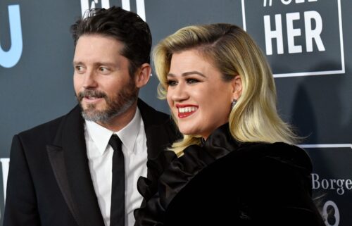 Brandon Blackstock and Kelly Clarkson attend the 25th Annual Critics' Choice Awards at Barker Hangar on January 12