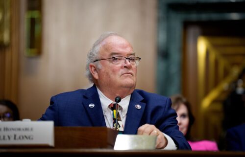 Former Rep. Billy Long appears during a Senate Finance Committee nomination hearing on Capitol Hill on May 20 in Washington