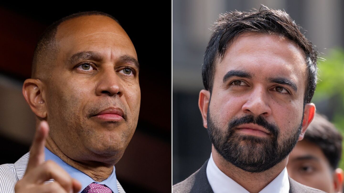 <i>Getty Images via CNN Newsource</i><br/>New York City Democratic mayoral nominee Zohran Mamdani met with House Minority Leader Hakeem Jeffries on August 26.