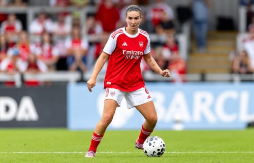 Caldentey and Arsenal are hoping to end Chelsea's run of WSL titles.