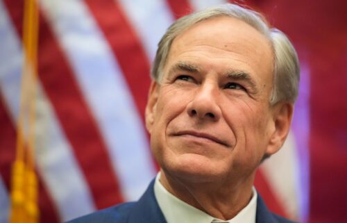 Texas Gov. Greg Abbott speaks during a news conference at his office in the Capitol in Austin
