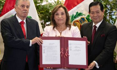 Peru's President Dina Boluarte